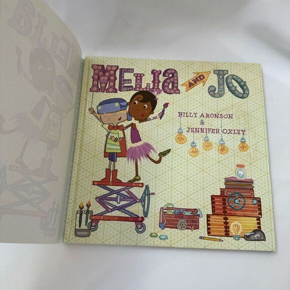 Melia and Jo Children’s Book Hard Cover Billy Bronson & Jennifer Oxley STEAM - Picture 7 of 7